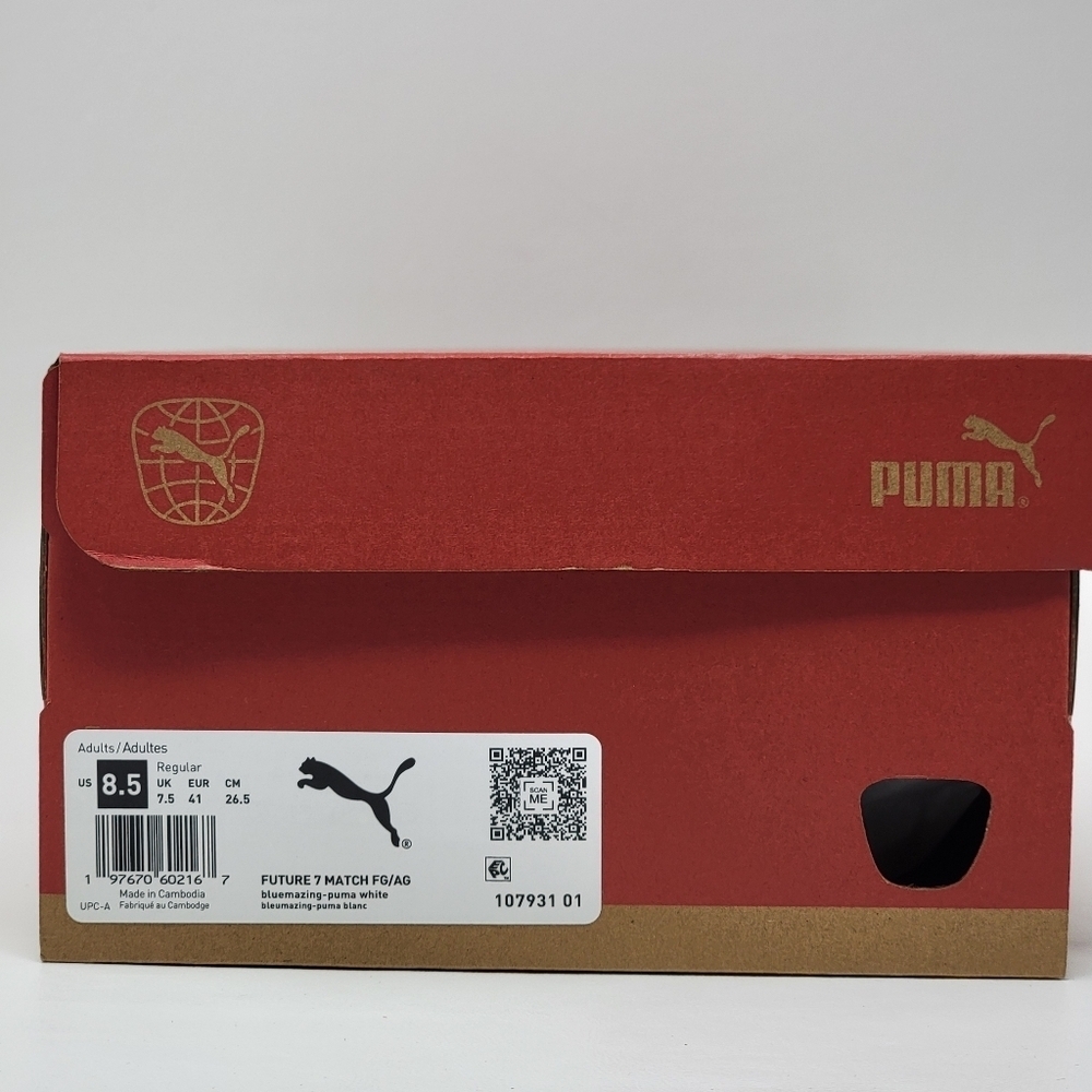 Puma Future 7 Match FG/AG Soccer Cleats 107931 01 Bluemazing Men’s Size 8.5 New - Picture 14 of 14